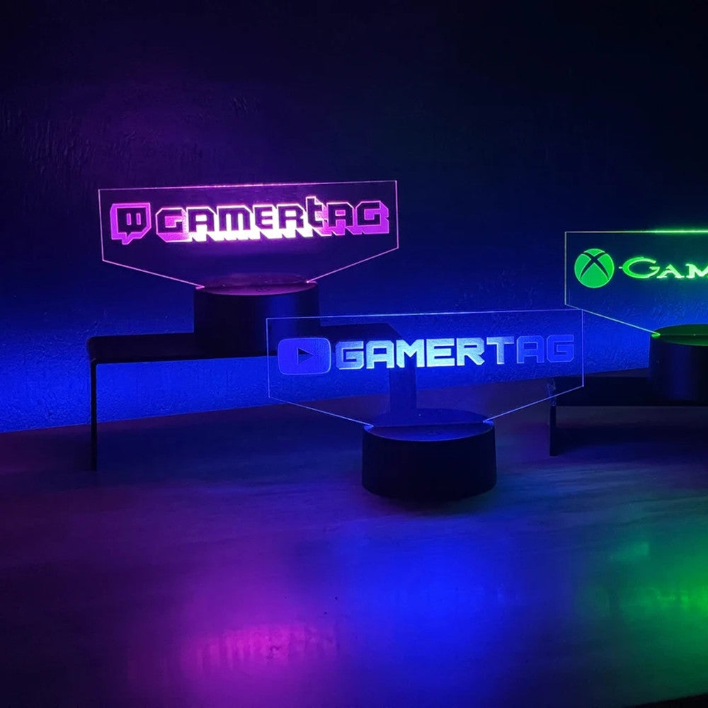 Custom Gamer Tag Neon Sign