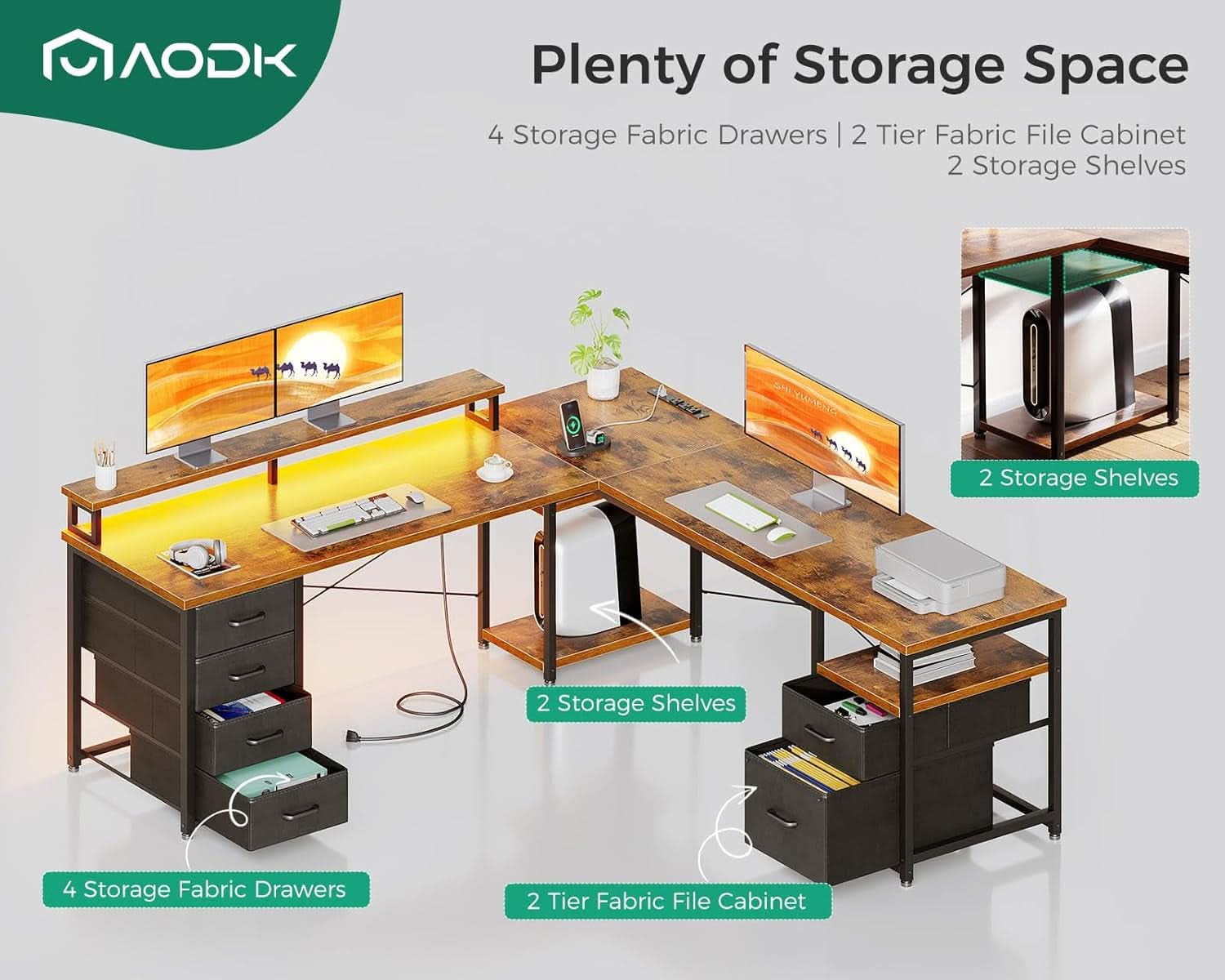 Nightframe Command Desk