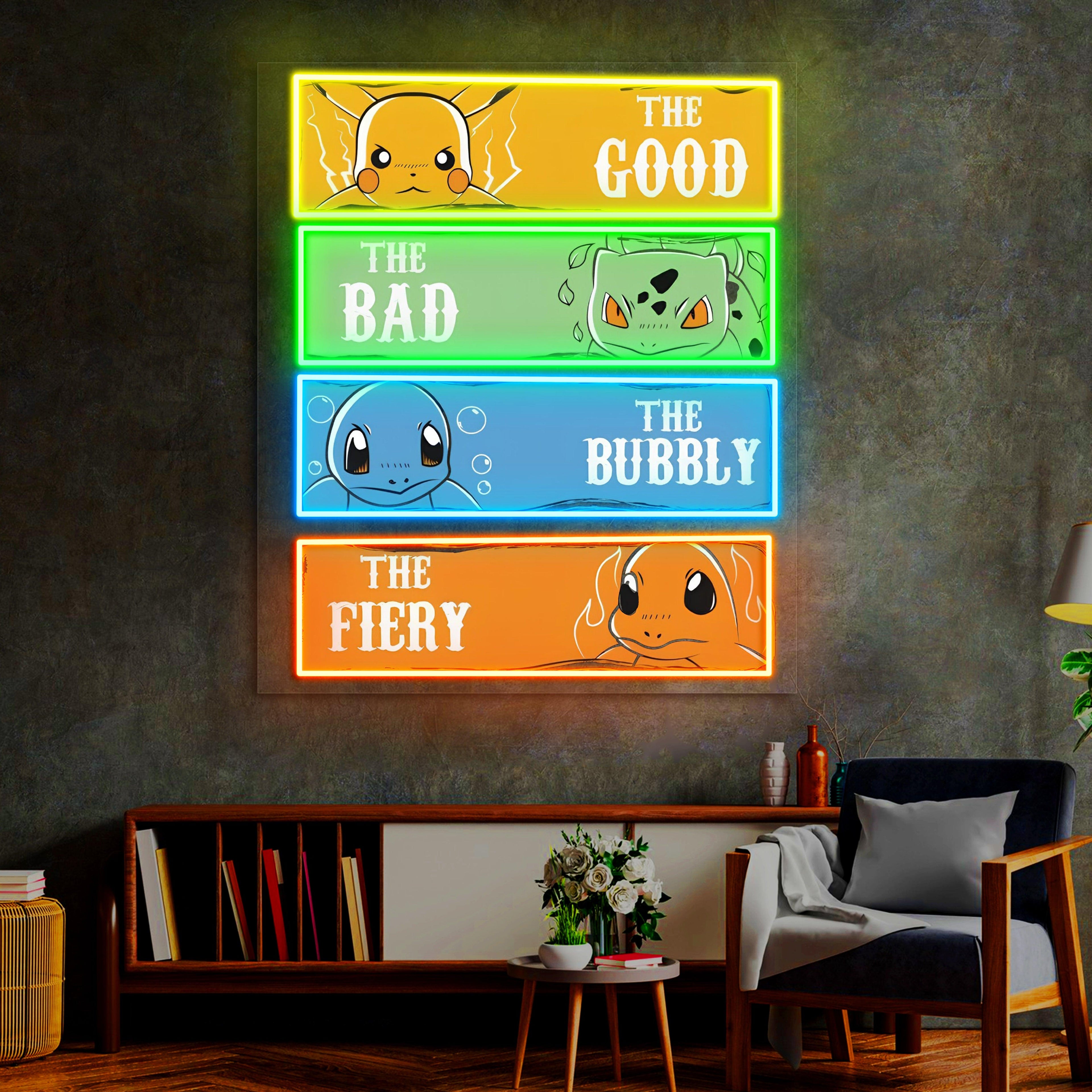 Element Neon Character Wall Light