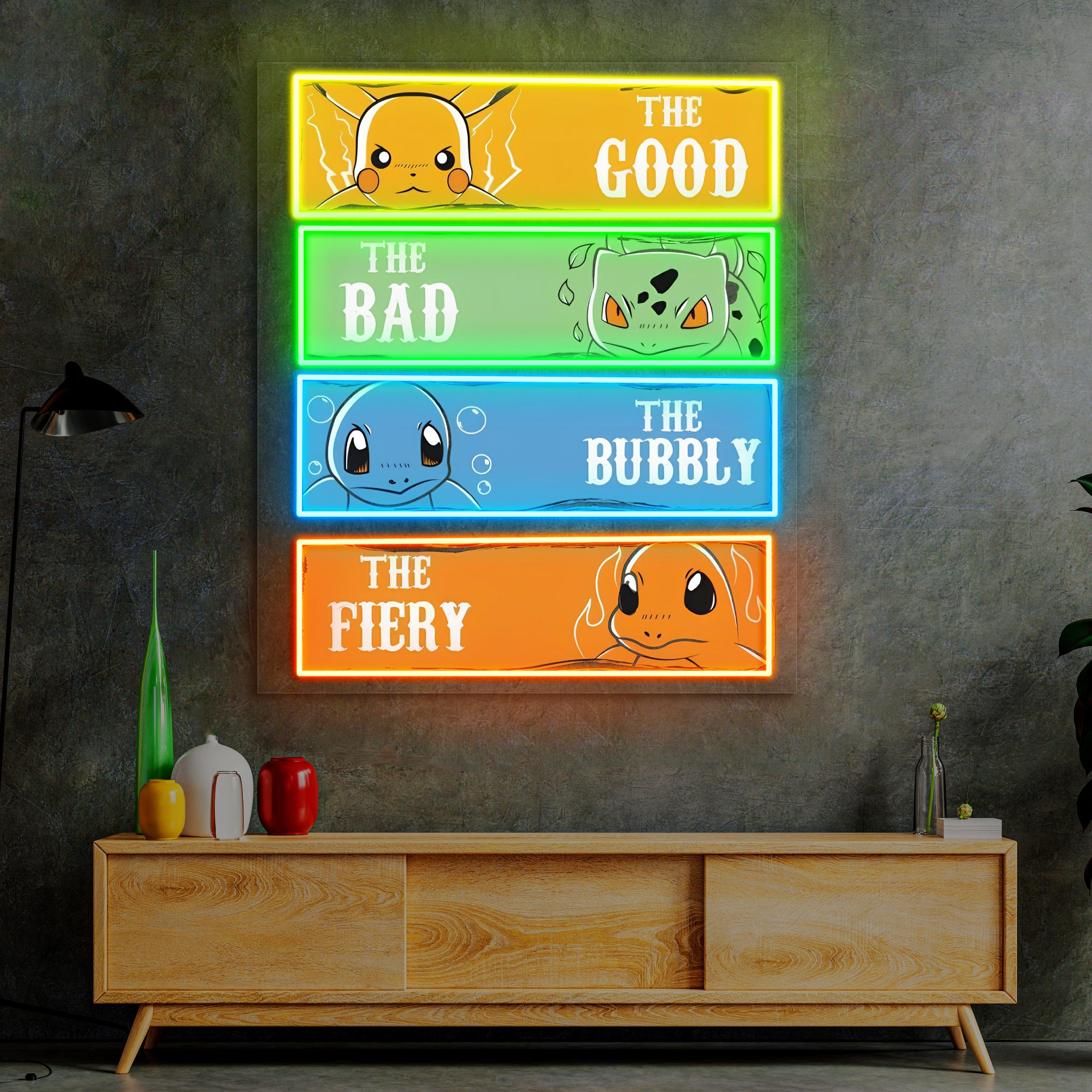 Element Neon Character Wall Light