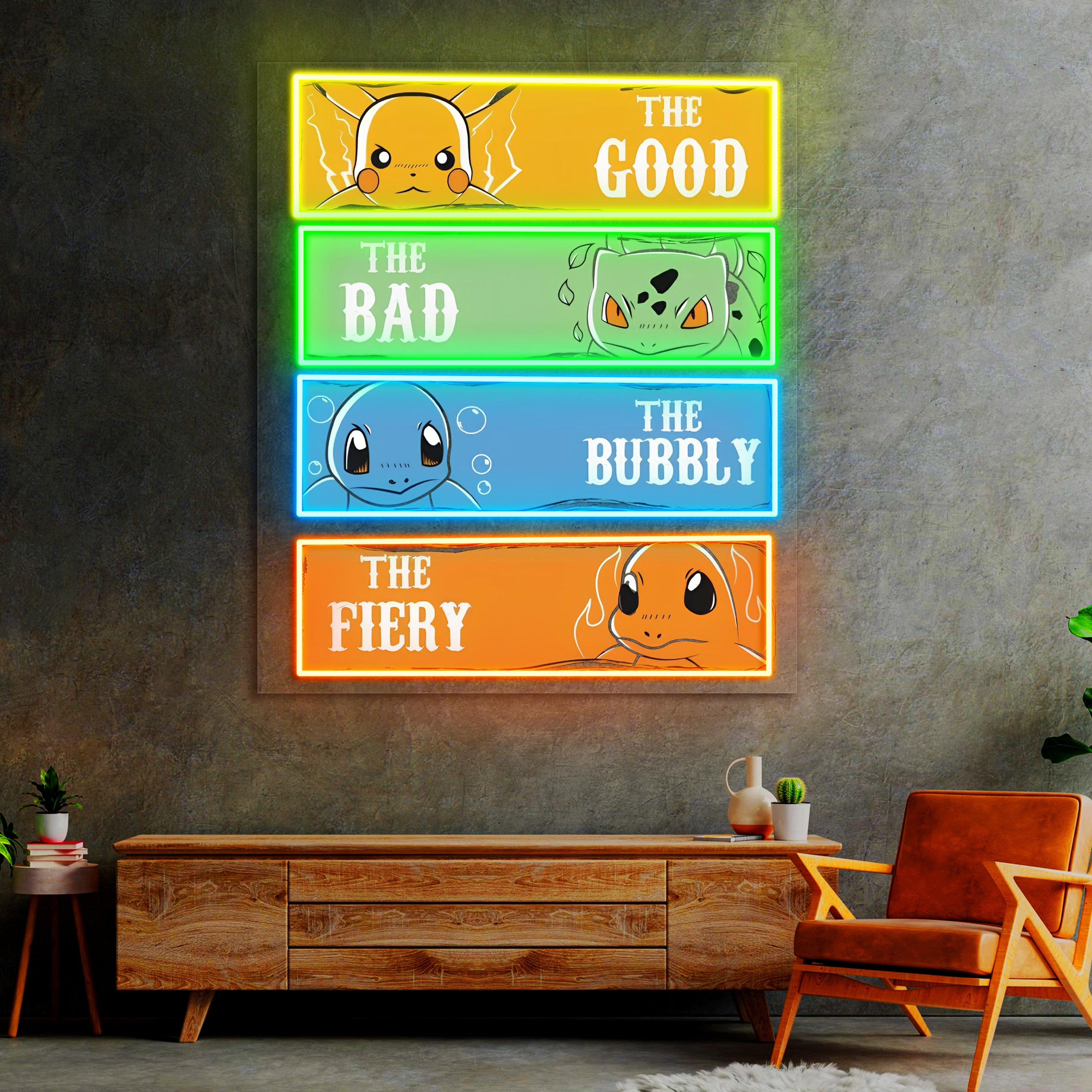 Element Neon Character Wall Light