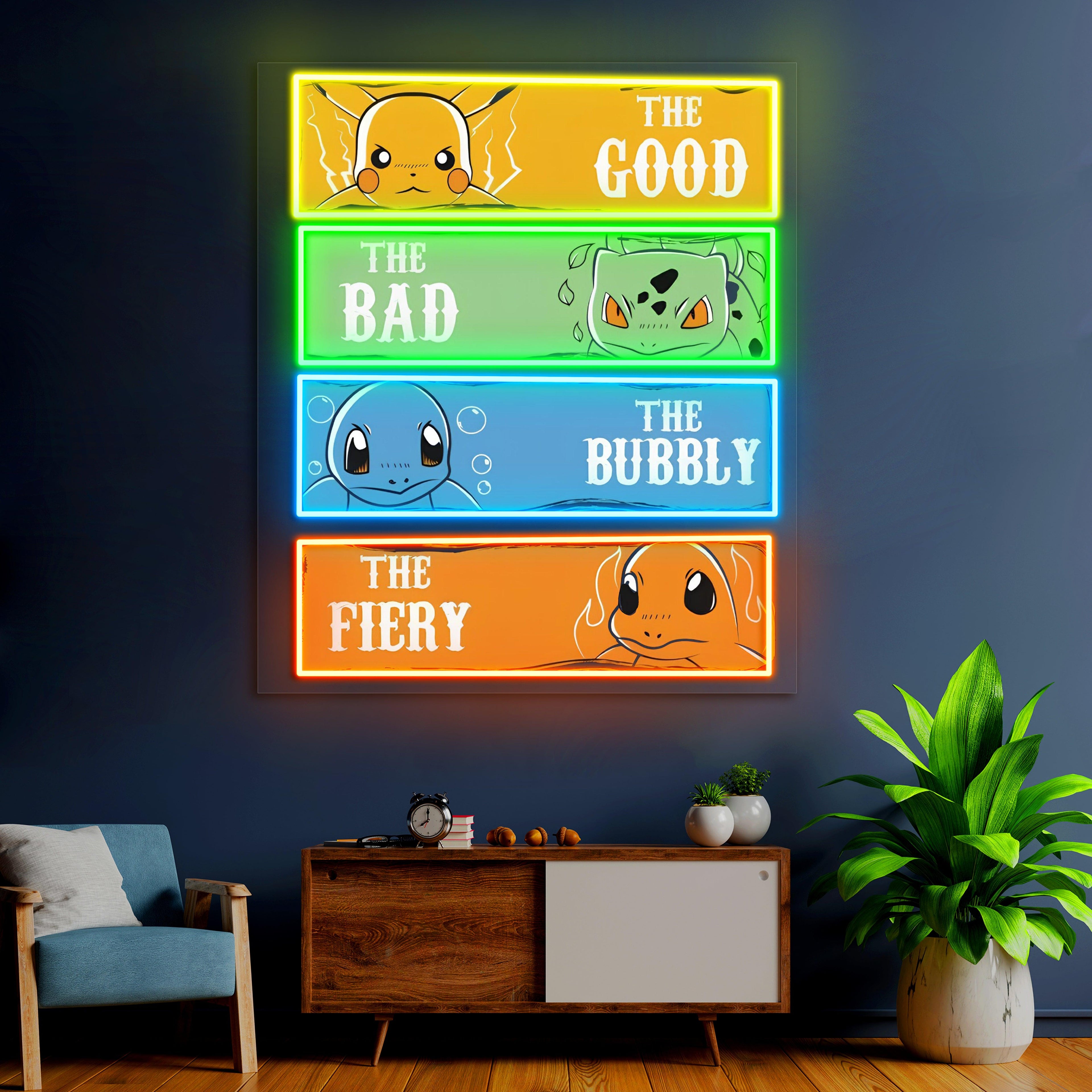 Element Neon Character Wall Light