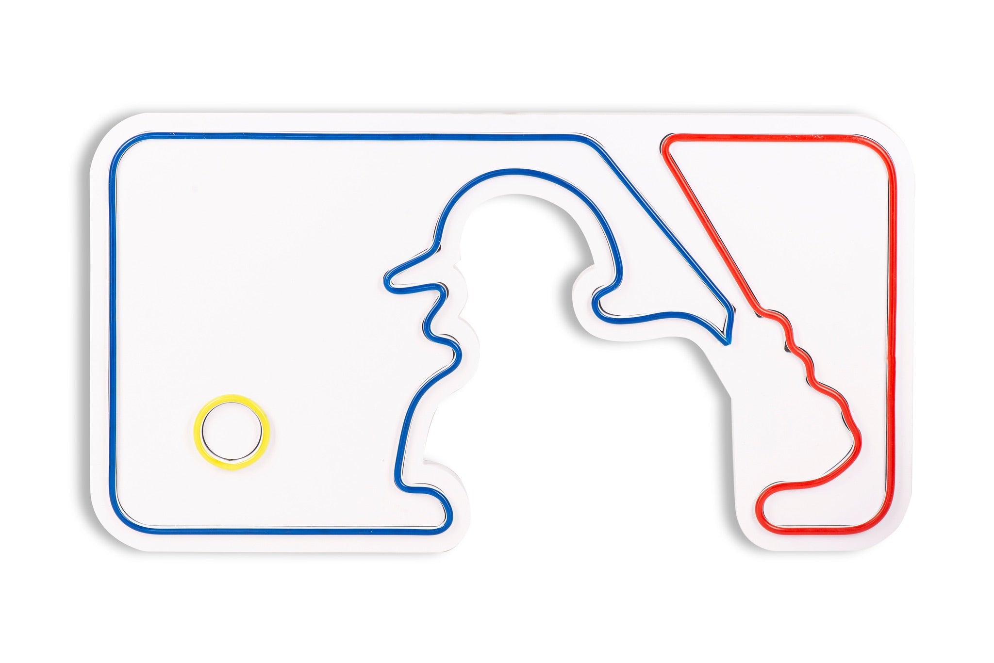 Baseball Pitcher Neon Wall Sign