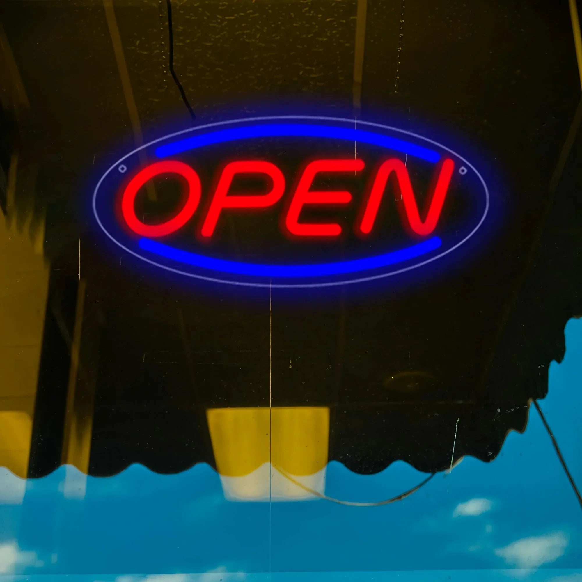 Open Neon LED Sign
