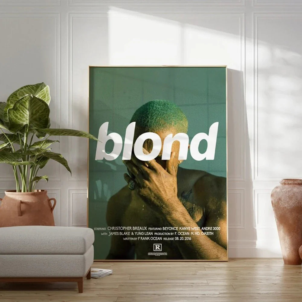 Frank Ocean Blonde Album Poster