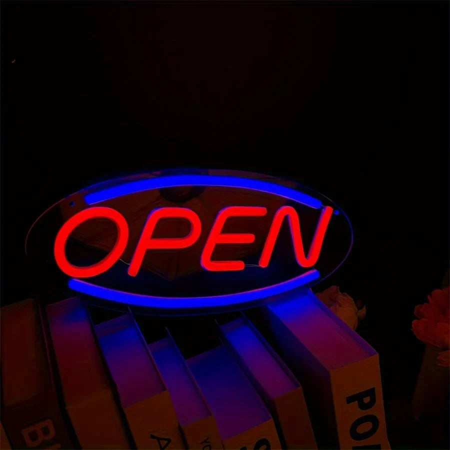 Open Neon LED Sign