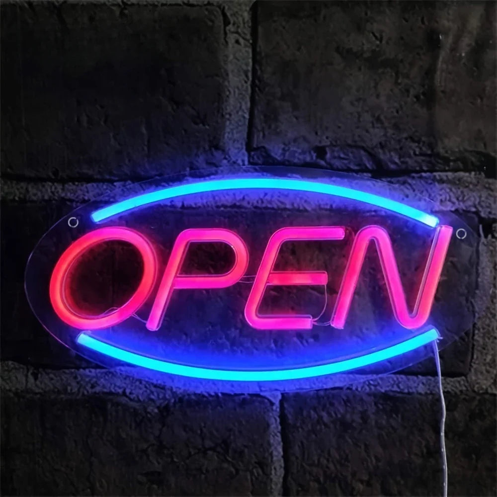 Open Neon LED Sign