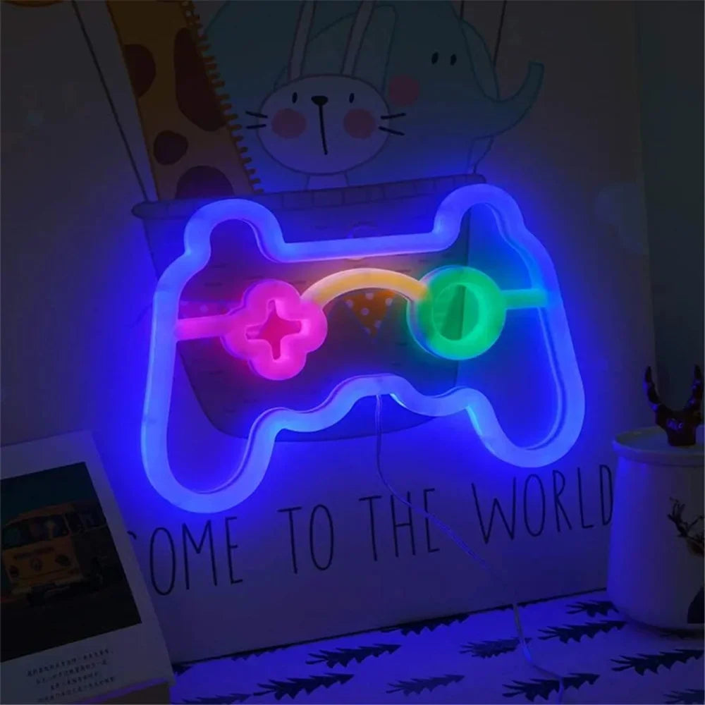 Gamepad Neon LED Wall Light