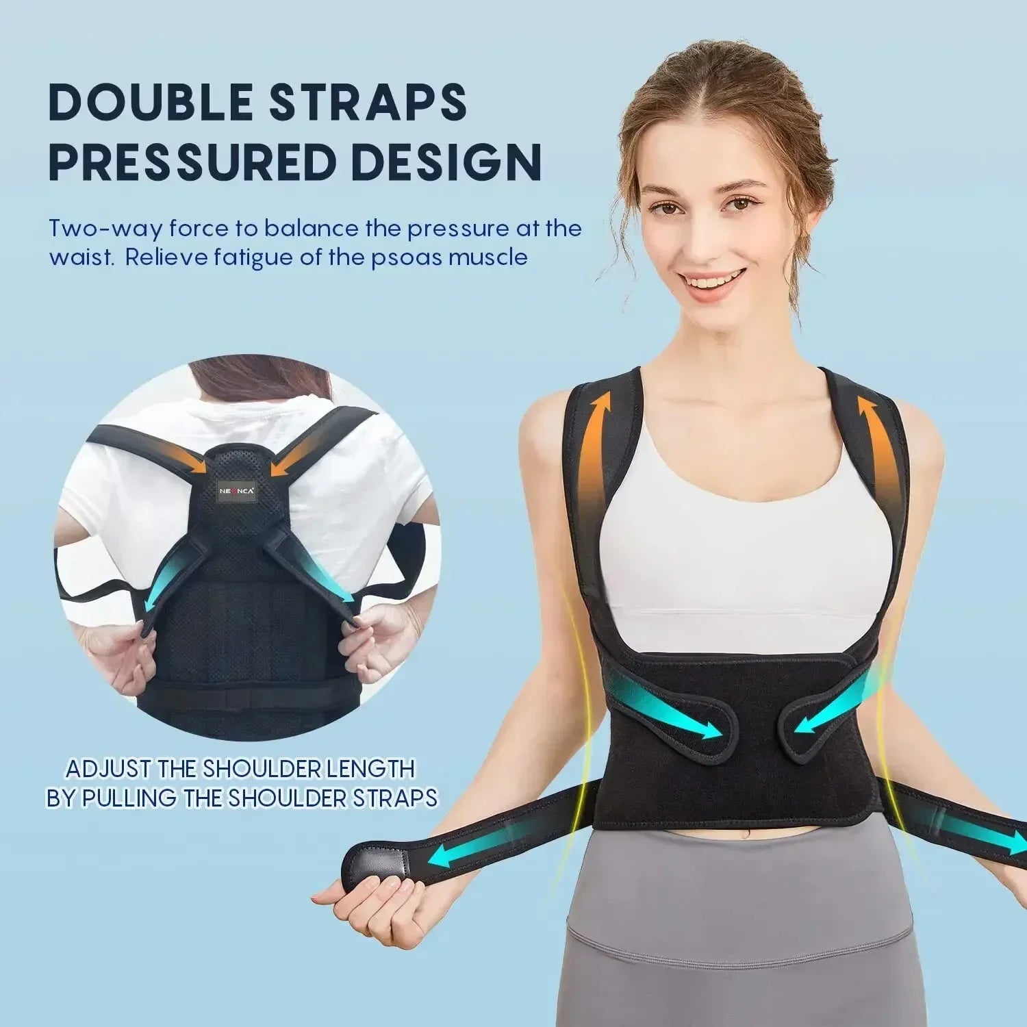 Back Support Posture Corrector Brace