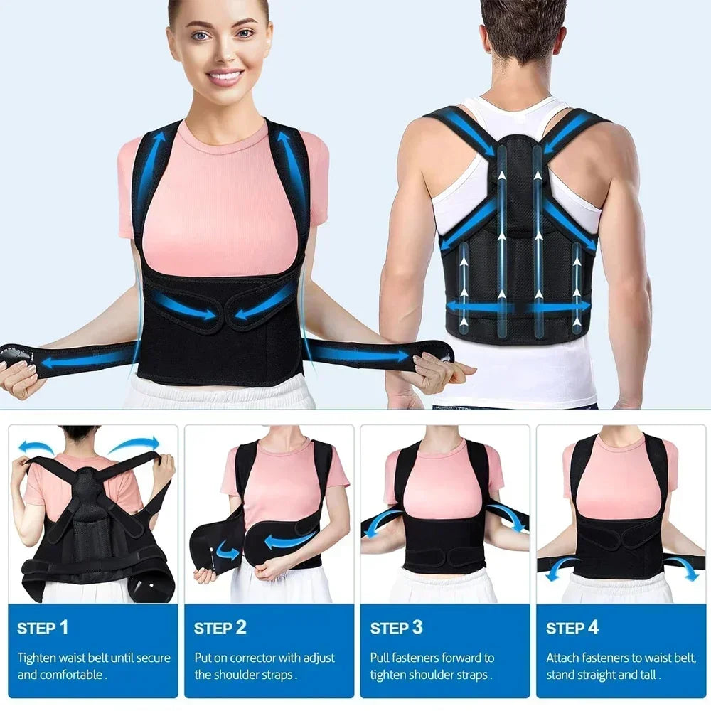 Back Support Posture Corrector Brace