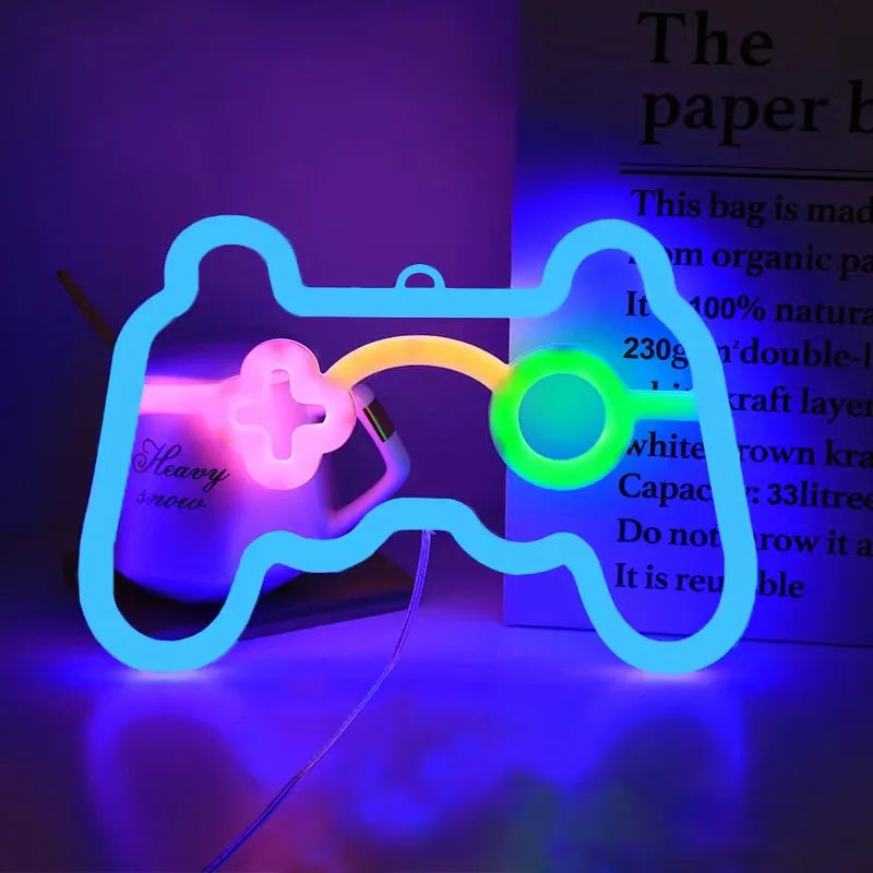 Gamepad Neon LED Wall Light