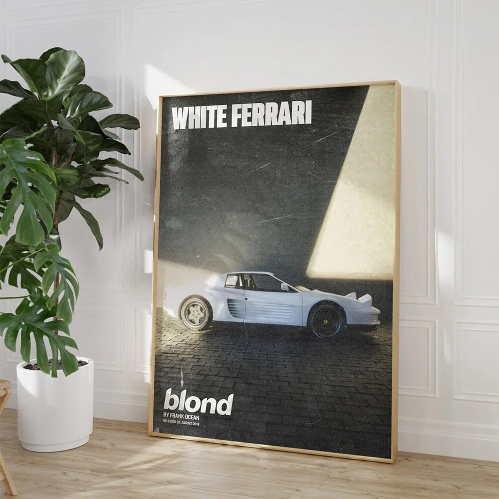 Frank Ocean Blonde Album Poster