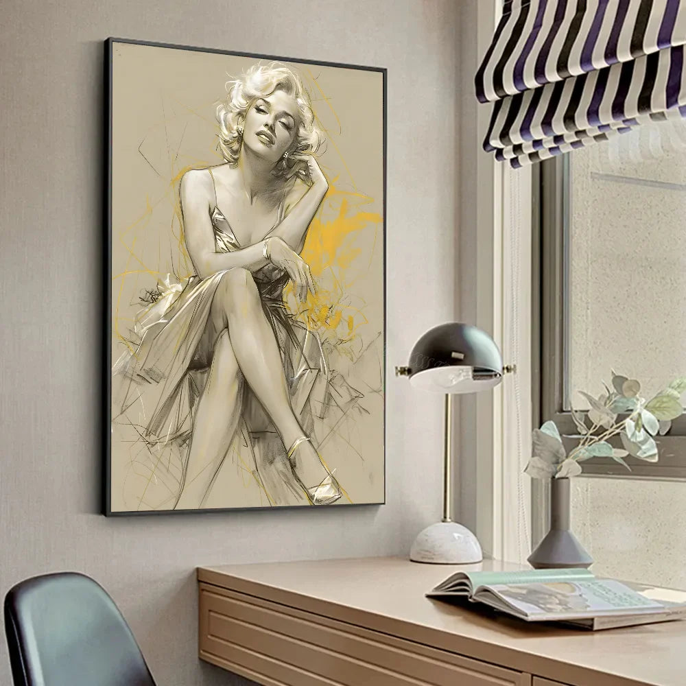 Marilyn Monroe Pop Art Poster
