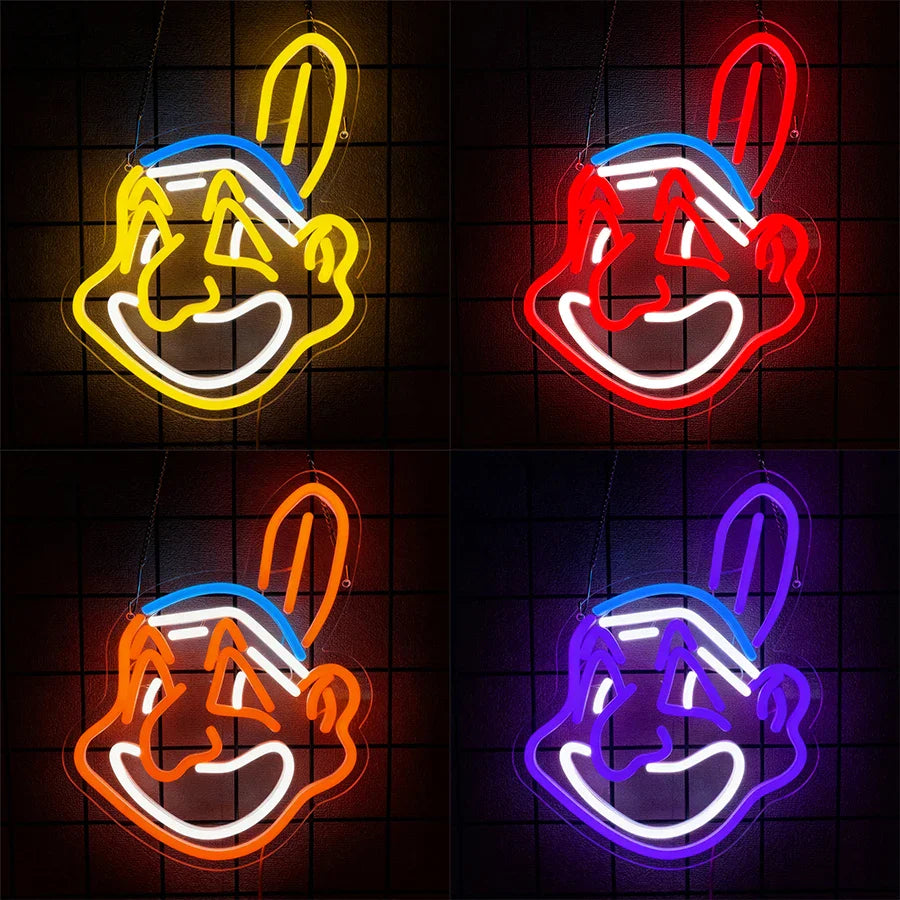 Rabbit Icon Neon LED Wall Sign