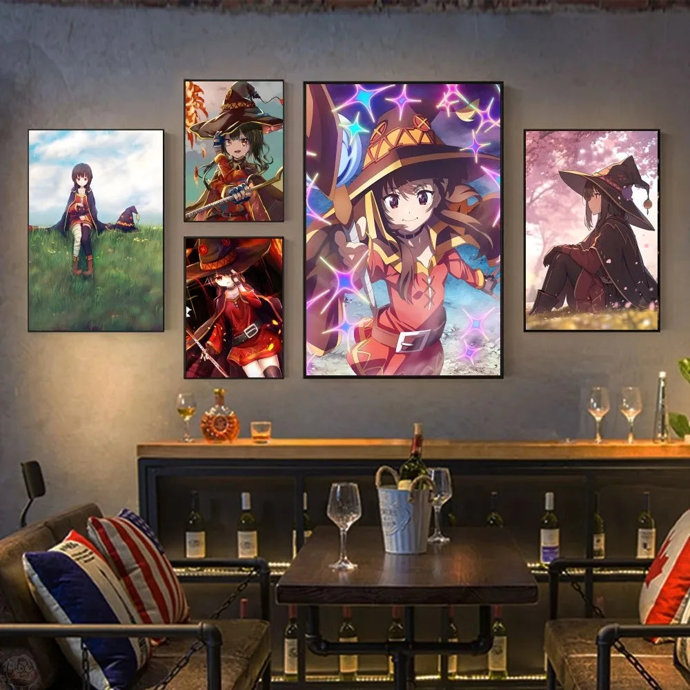 Megumin Anime Poster Set