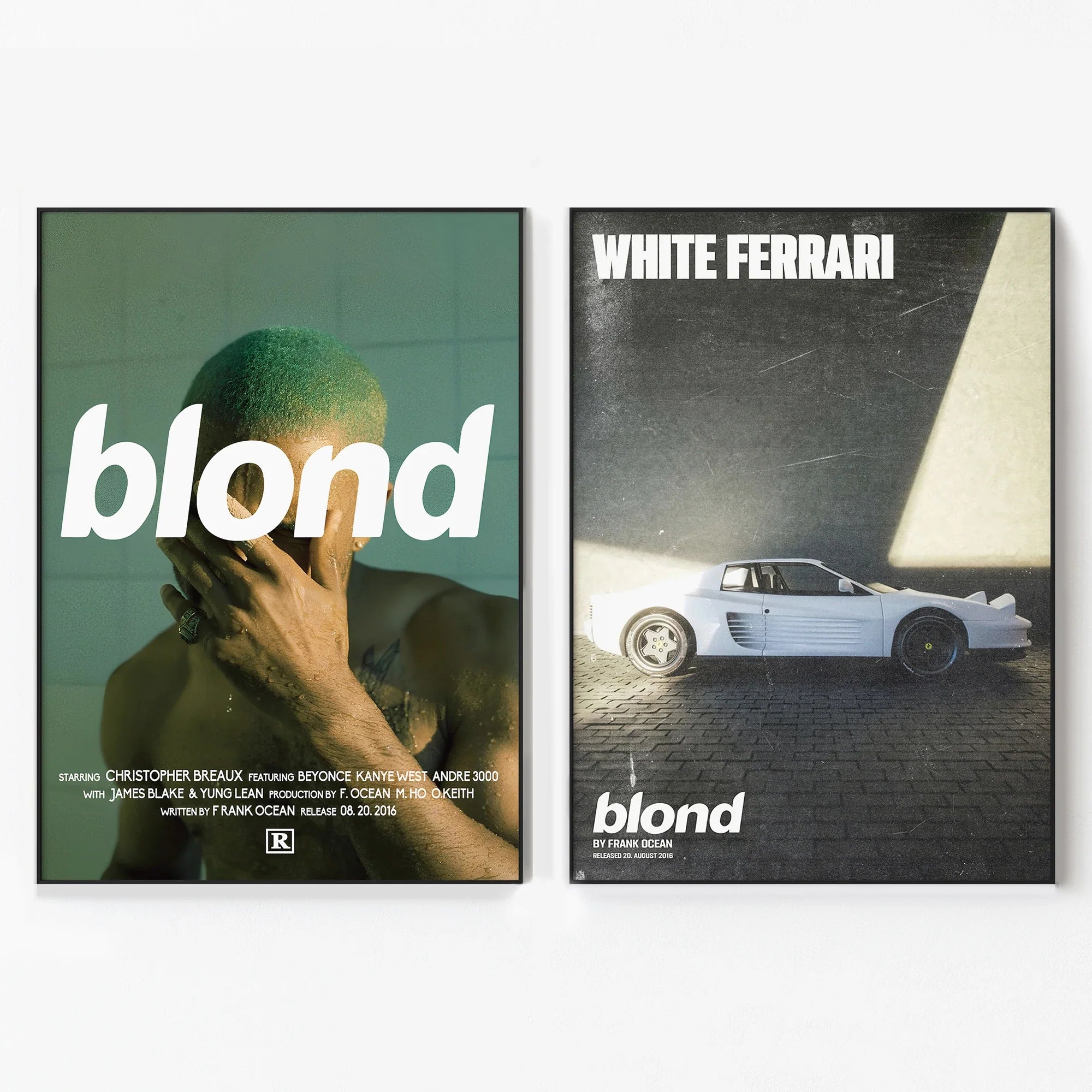 Frank Ocean Blonde Album Poster