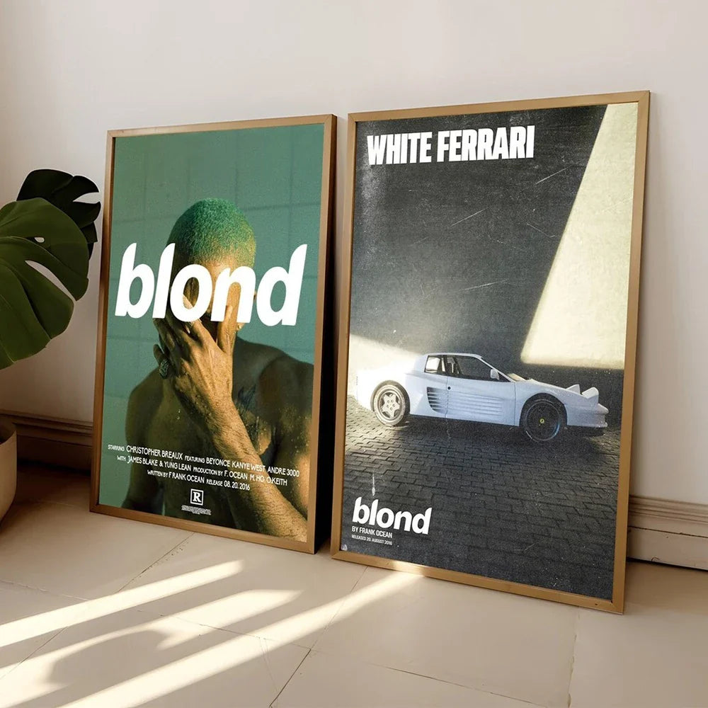 Frank Ocean Blonde Album Poster