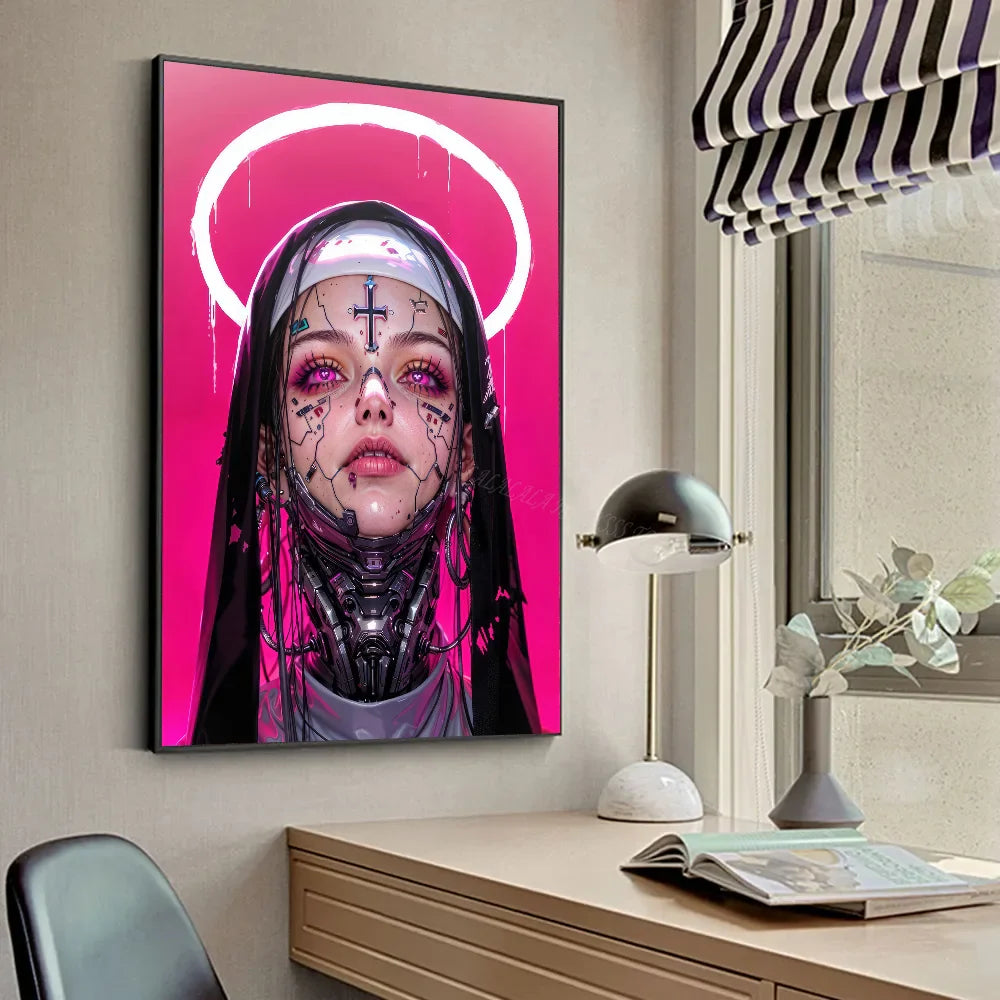 Anime Nun Poster Set