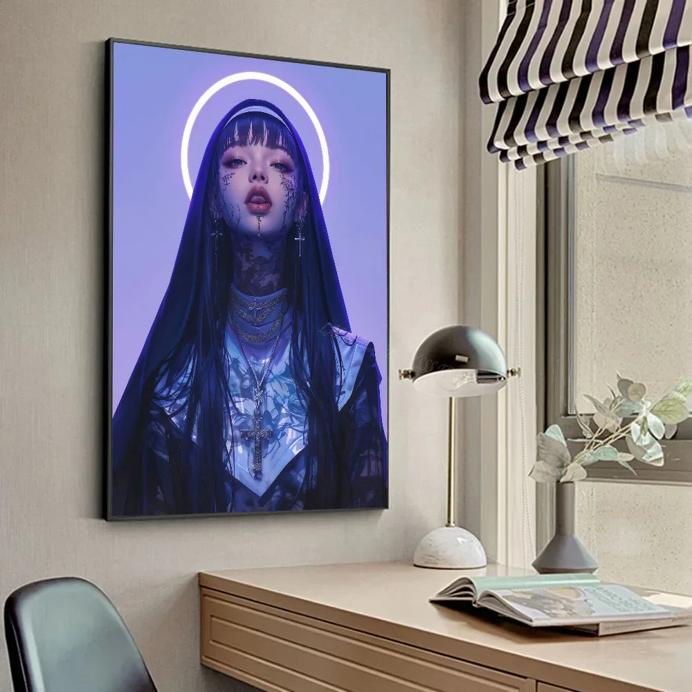 Anime Nun Poster Set
