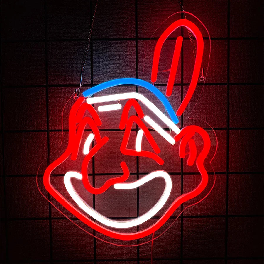 Rabbit Icon Neon LED Wall Sign