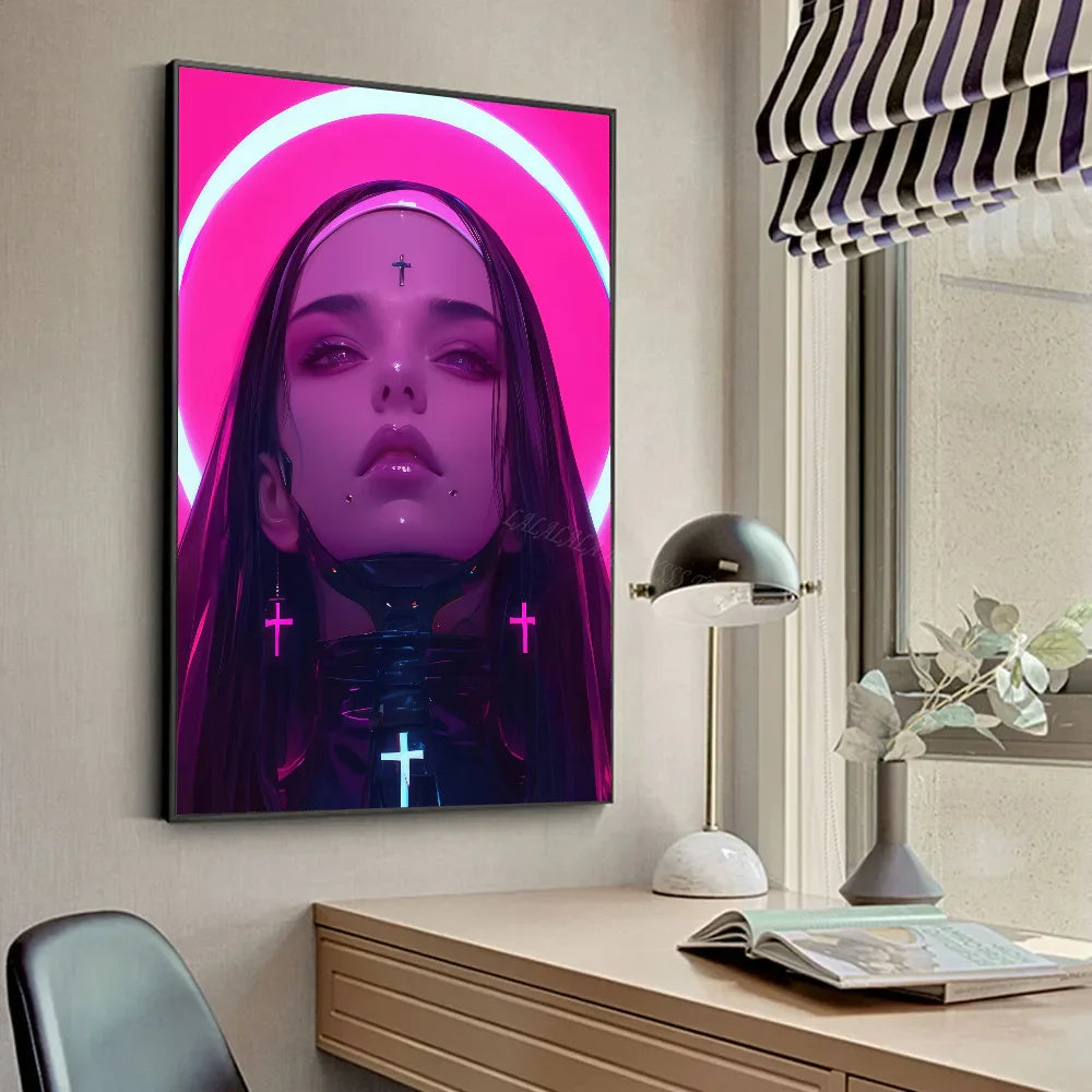 Anime Nun Poster Set