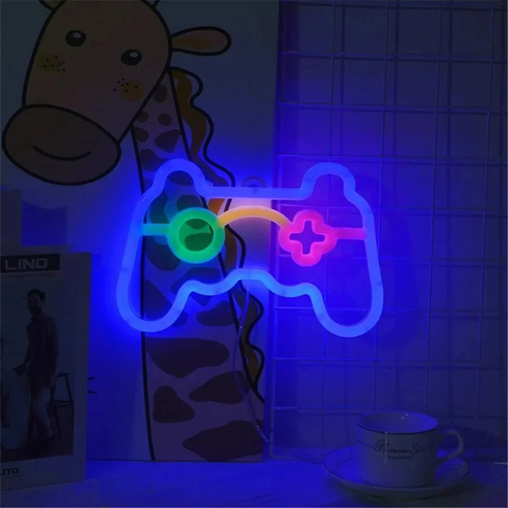 Gamepad Neon LED Wall Light
