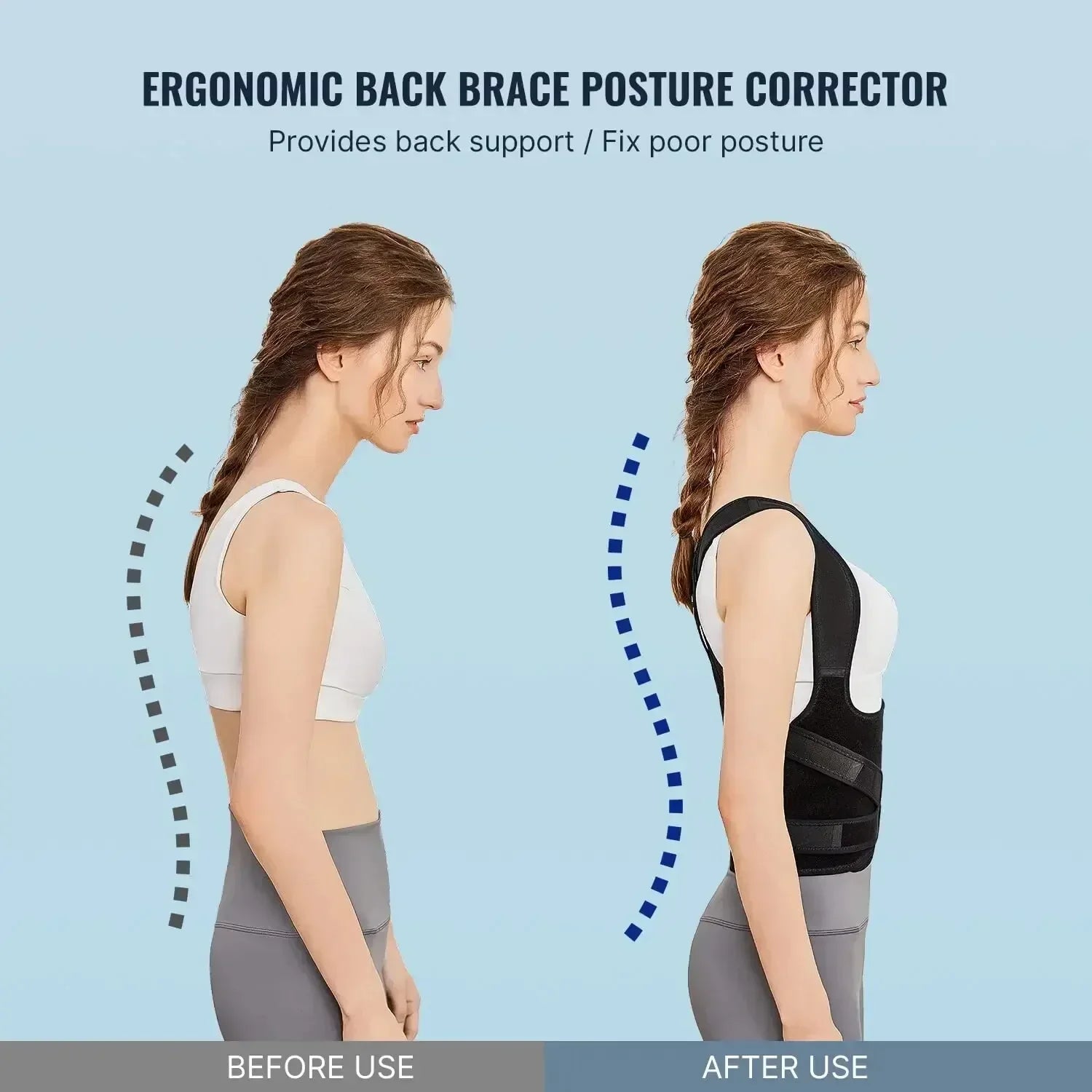 Back Support Posture Corrector Brace