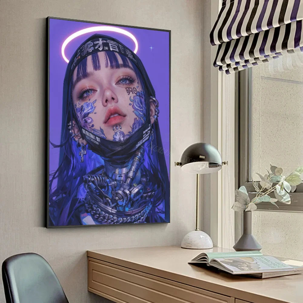 Anime Nun Poster Set