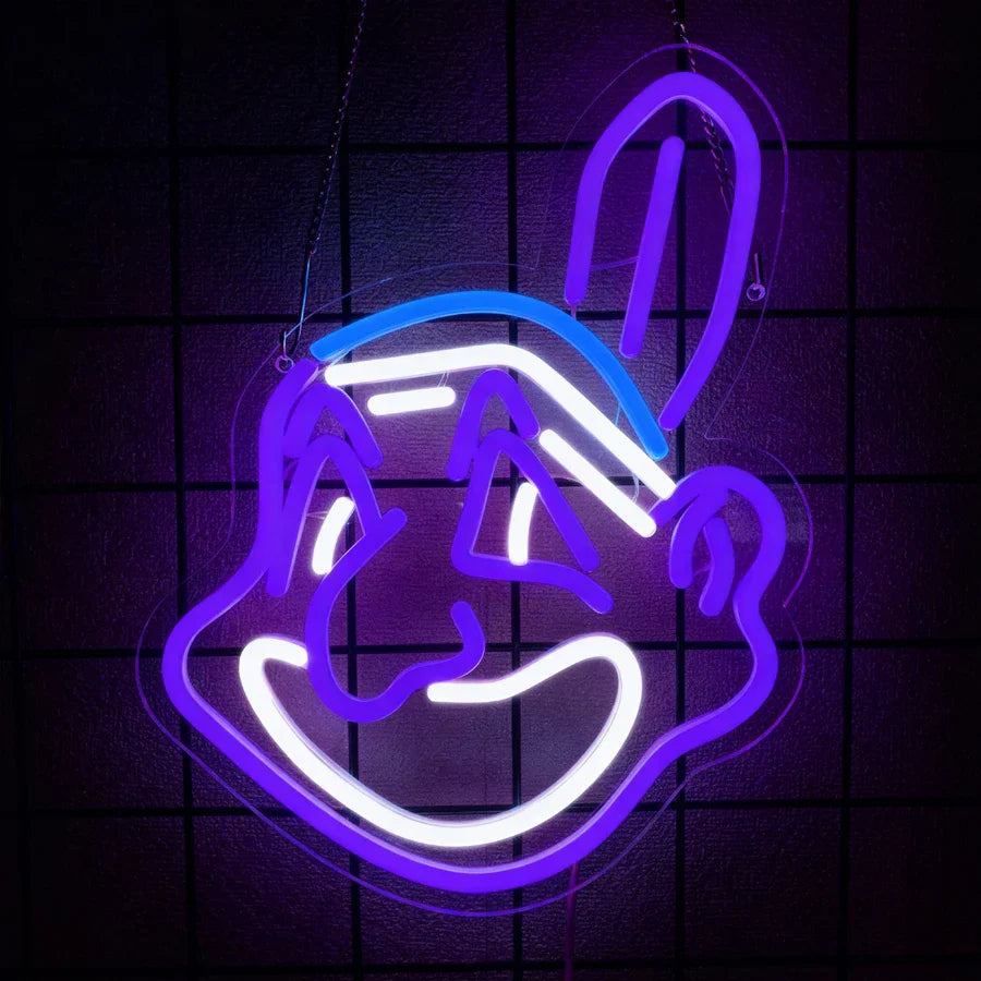 Rabbit Icon Neon LED Wall Sign