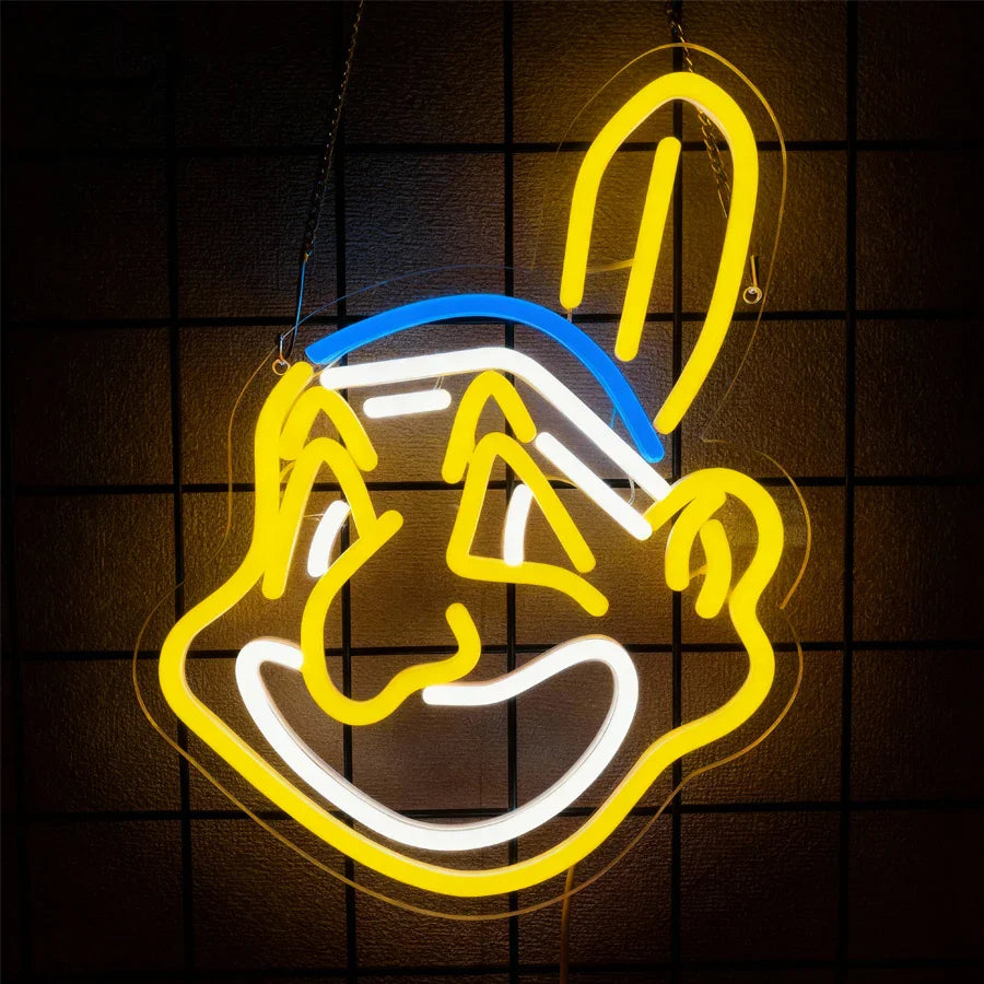 Rabbit Icon Neon LED Wall Sign