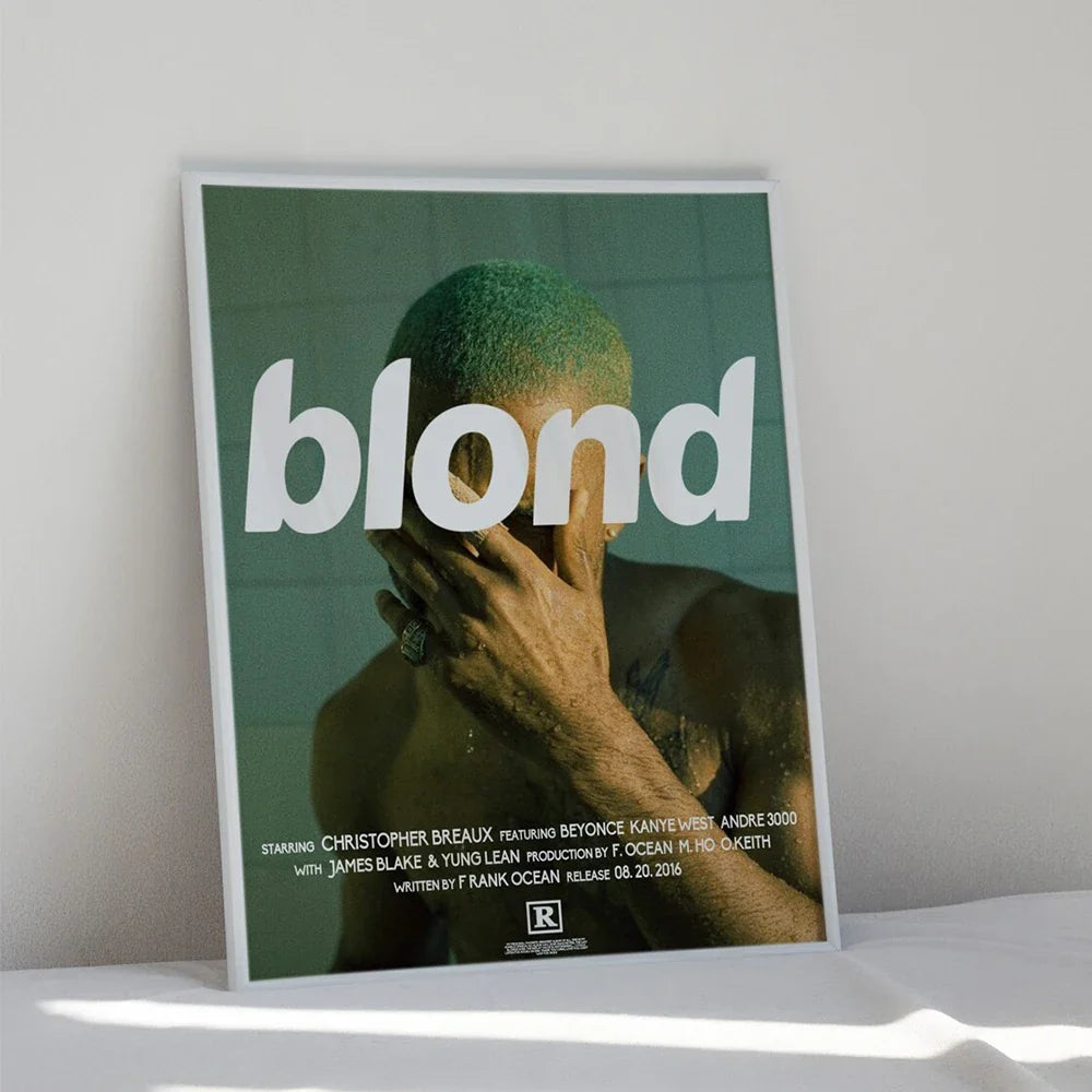 Frank Ocean Blonde Album Poster