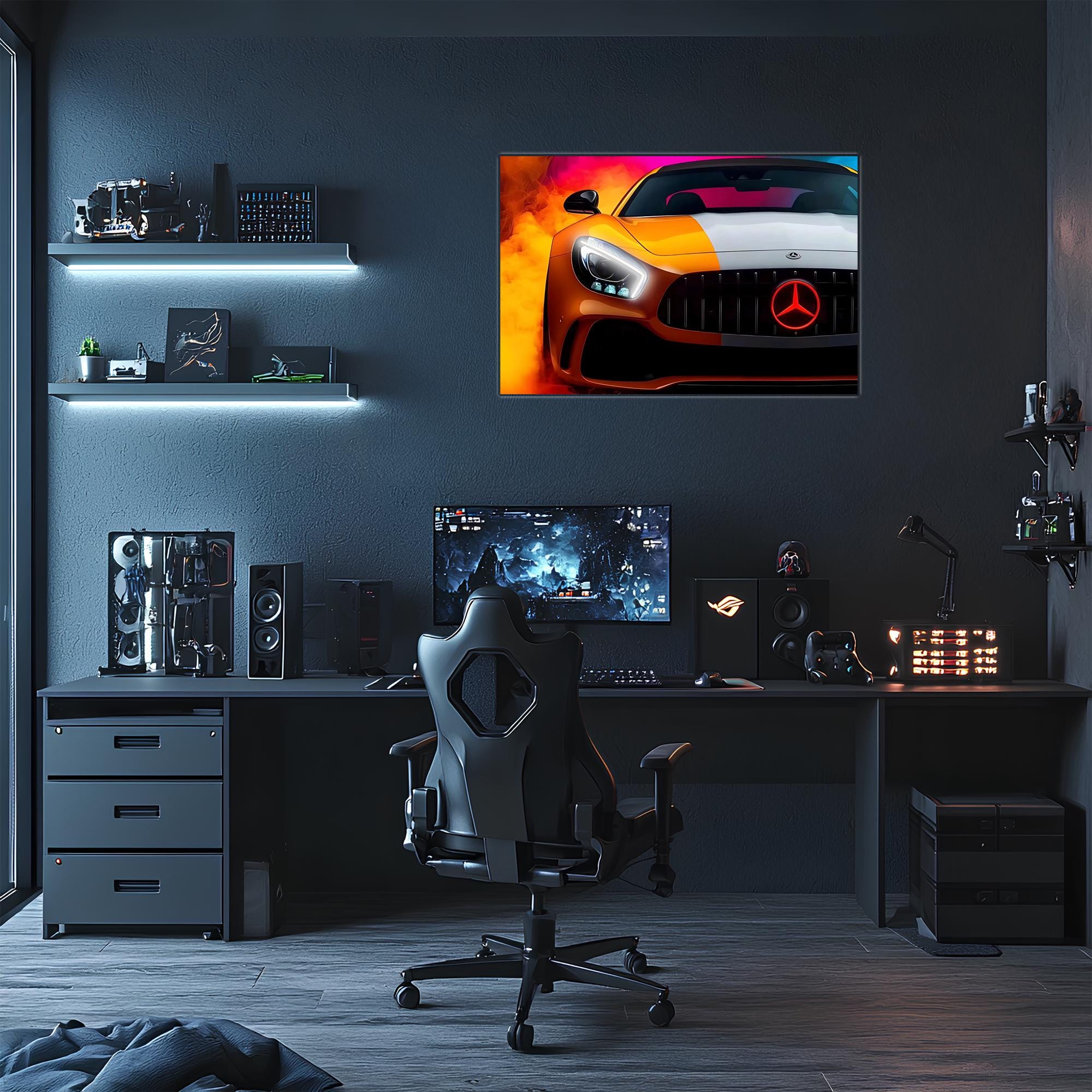 Mercedes AMG Neon Wall Sign