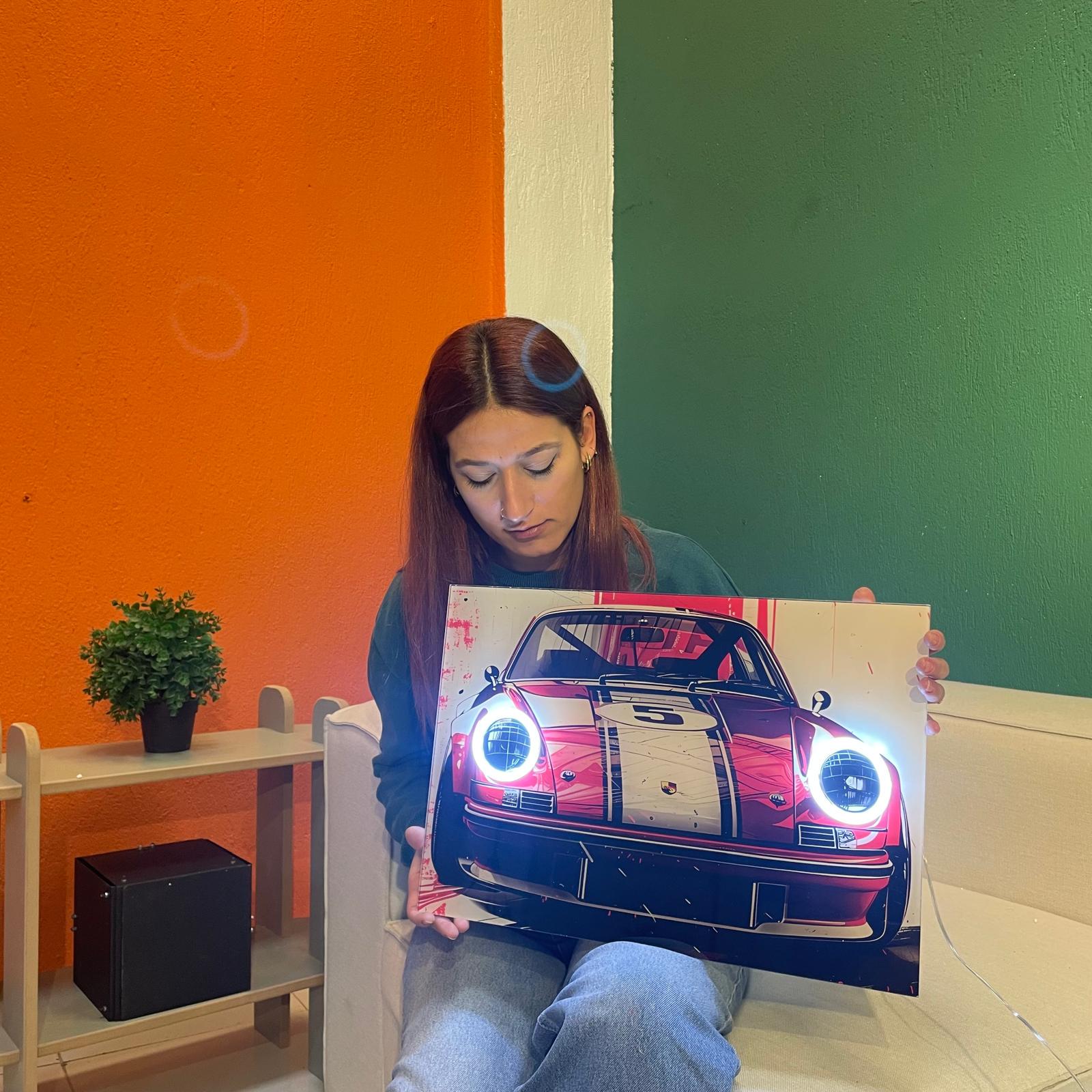 Neon LED Car Wall Sign