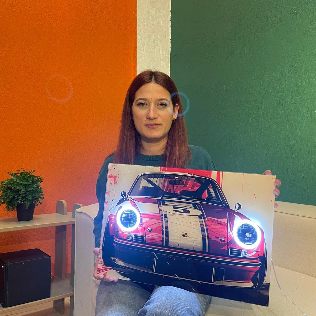 Neon LED Car Wall Sign