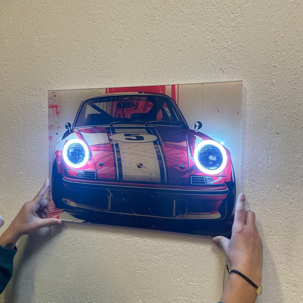 Neon LED Car Wall Sign